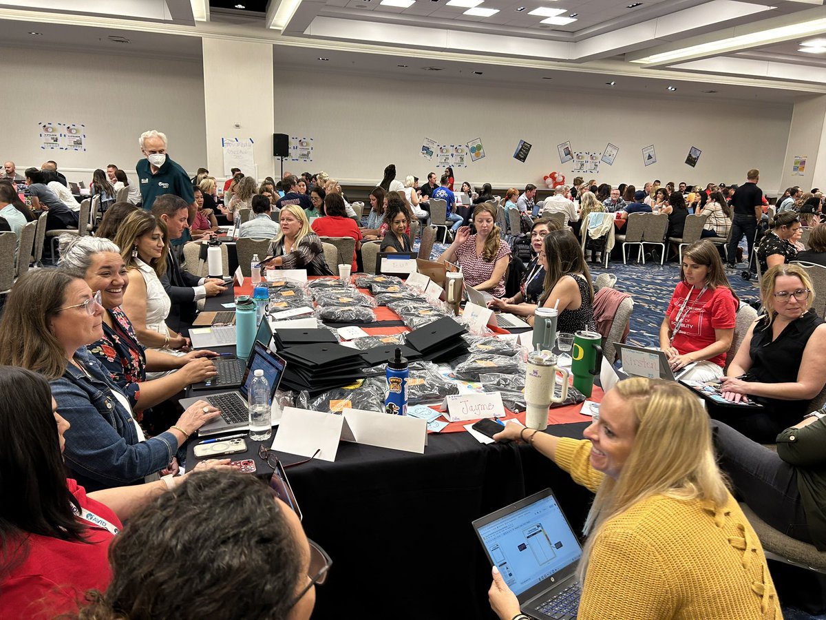 gabllam's tweet photo. 24 DSUSD schools represented at AVID Summer Institute committed to “building the world a grad”. @DesertSandsUSD @AVID4College #dsusdAVID #AVID2023 https://t.co/THghjmphUF