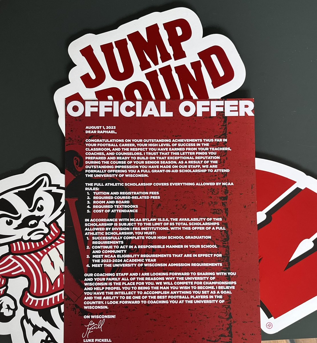 Raphaelball9's tweet image. Official Offer. Locked in 🔒
