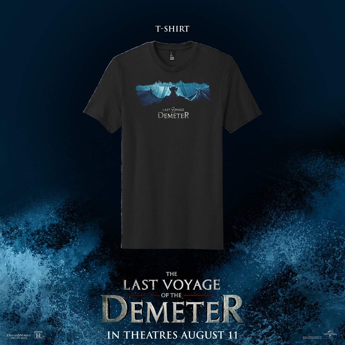 THE LAST VOYAGE OF THE DEMETER coming to Metropolitan Theatres 8/11. Tix for the advance preview 8/10 on-sale now: metrotheatres.com and on the Metropolitan Theatres app.  For your chance to enter to win THE LAST VOYAGE OF THE DEMTER T-Shirt, visit: metrotheatres.com/sweepstakes
