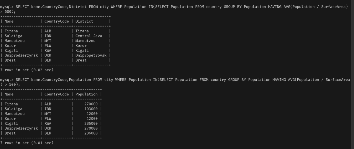 MdevG's tweet image. Day 6 of #SQL30days
✅Today i learnt how to use Aliases
✅Also learnt about SUBQUERIES in SQL
And as always did some practice questions on a sample data base.