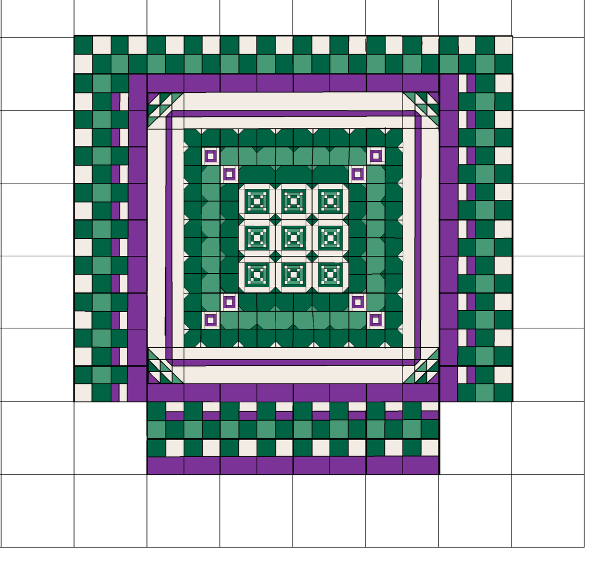 ChaskaEngland's tweet photo. I'm going to try and bring this pattern for a twin size bed to life starting September. Do not recommend for beginners or people who enjoy their sanity. https://t.co/xBEf147qmG