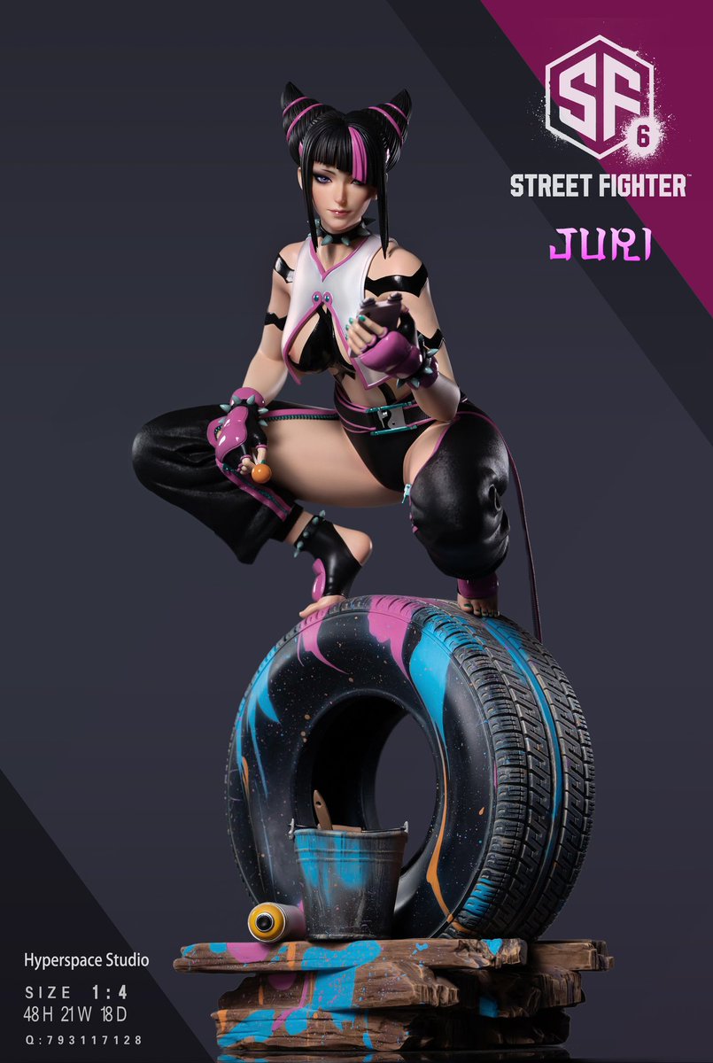 AniHobbyClub's tweet photo. Brand:Hyperspace Studio
Name:JB series 6 Han Juri
Scale:1:4
Size:H48 W21 D18 CM
Version:A(regular)/B(Nude)/EX(A+B and extra gift)
Price:399USD/365USD/635USD
Deposit:99/165/235 USD
ES:188
Release date:Q1 2024
#StreetFighter #StreetFighter6 #Juri https://t.co/cC3DrjnvTR