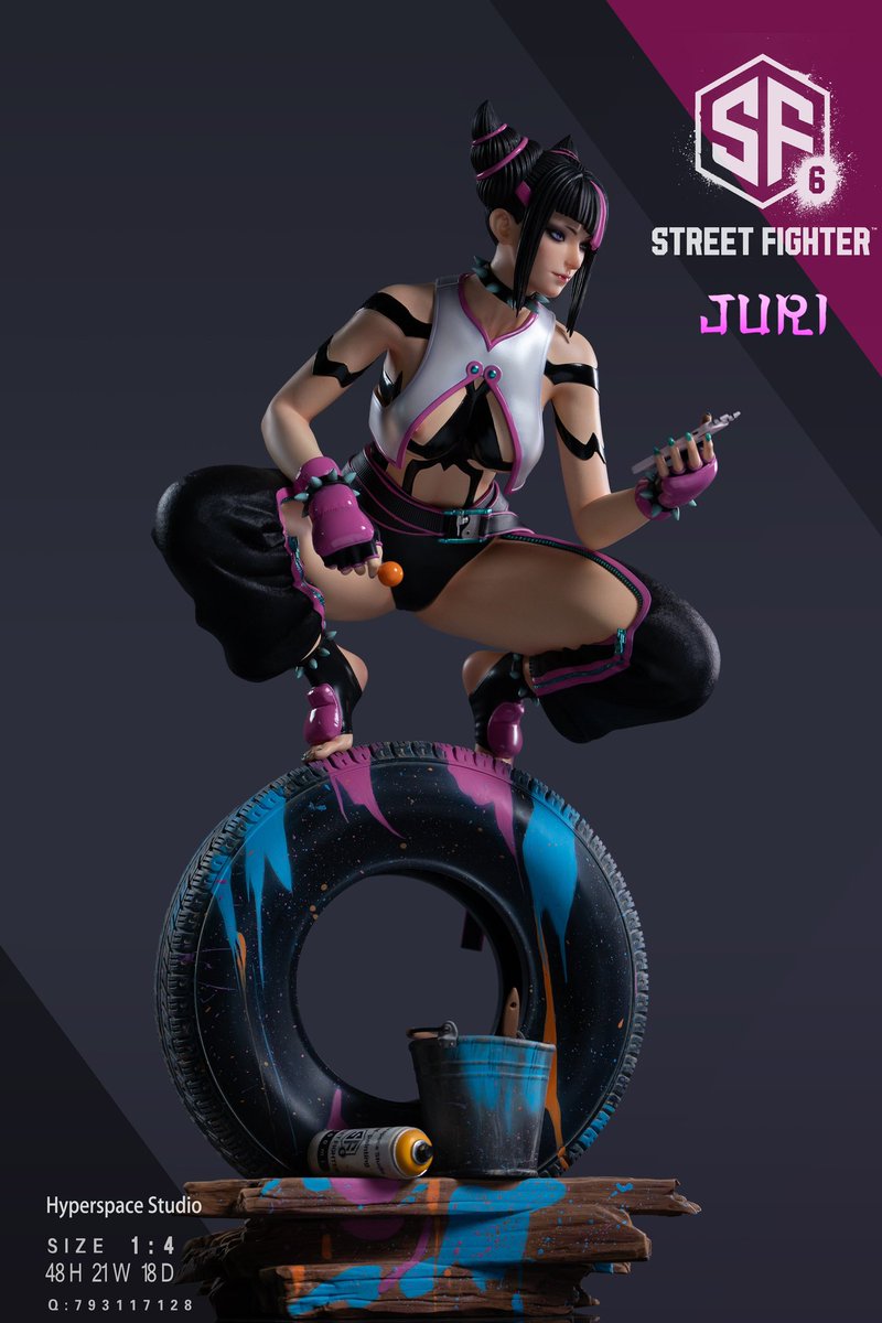 AniHobbyClub's tweet photo. Brand:Hyperspace Studio
Name:JB series 6 Han Juri
Scale:1:4
Size:H48 W21 D18 CM
Version:A(regular)/B(Nude)/EX(A+B and extra gift)
Price:399USD/365USD/635USD
Deposit:99/165/235 USD
ES:188
Release date:Q1 2024
#StreetFighter #StreetFighter6 #Juri https://t.co/cC3DrjnvTR