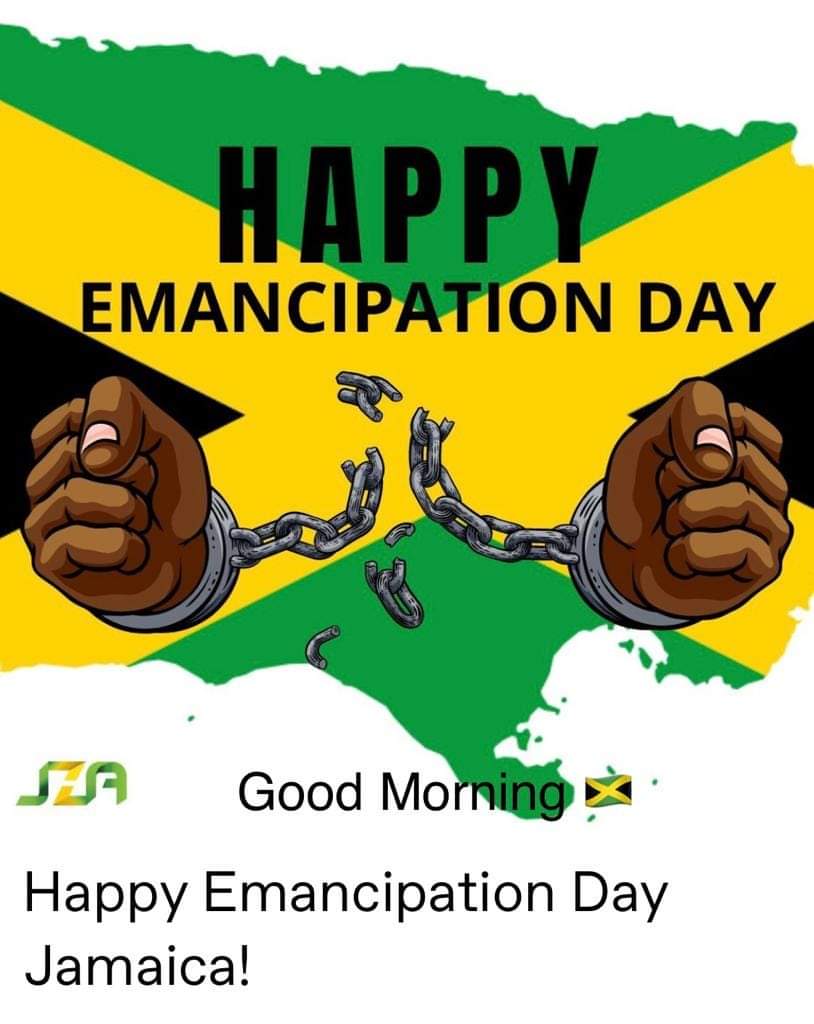 #EmancipationDay #Jamaica #SAI ✊🏾♥️💫