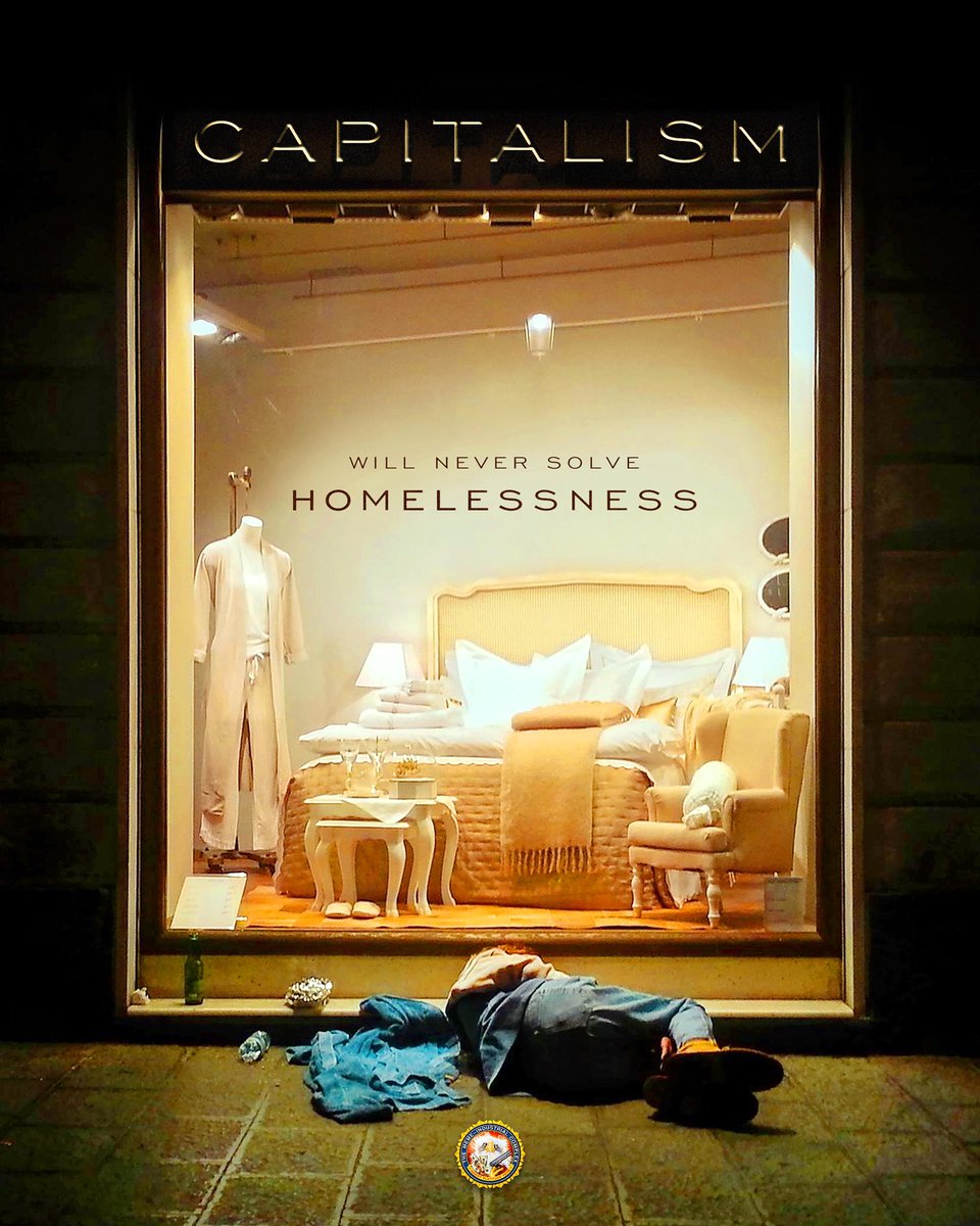 Instead of being mad at homeless folks be mad at the system that creates them 👍