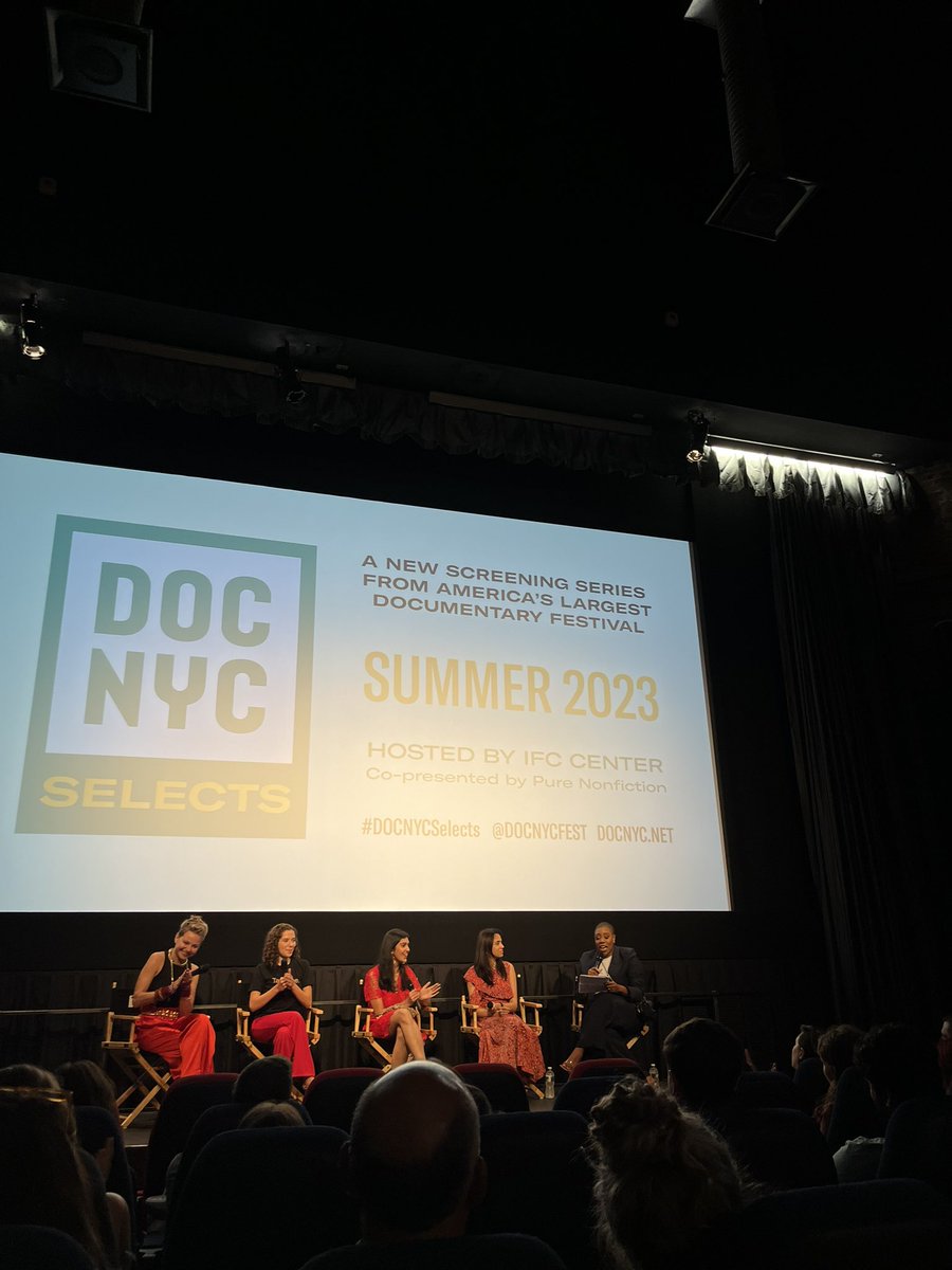 MSNOWComms's tweet photo. .@SymoneDSanders moderates a conversation with @LinaPlioplyte, @Alisha__g and more following @DOCNYCfest’s screening of ‘PERIODICAL,’ presented in partnership with @MSNBC_films. https://t.co/CnptZoH7EK