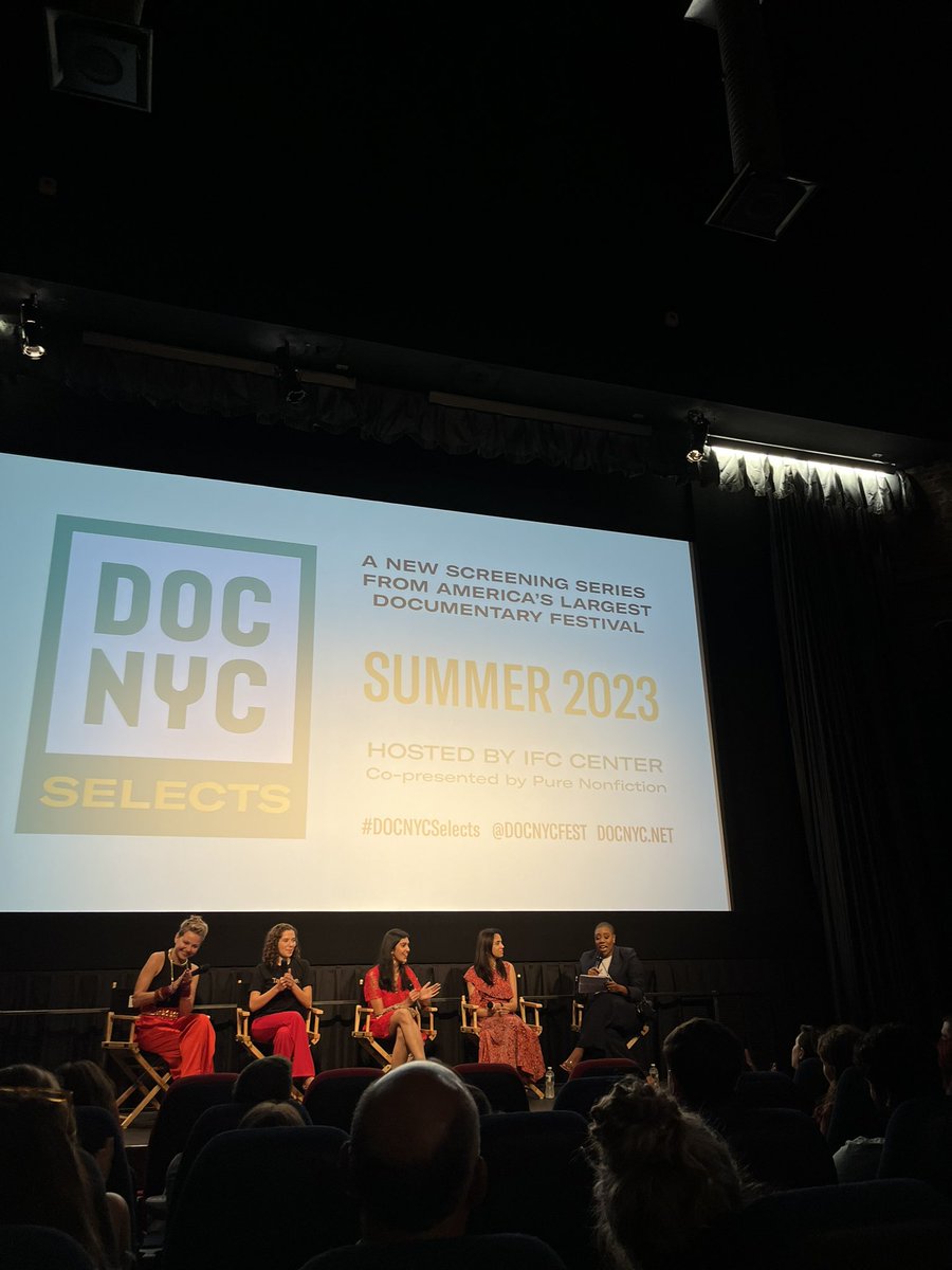 .@SymoneDSanders moderates a conversation with @LinaPlioplyte, @Alisha__g and more following @DOCNYCfest’s screening of ‘PERIODICAL,’ presented in partnership with @MSNBC_films.