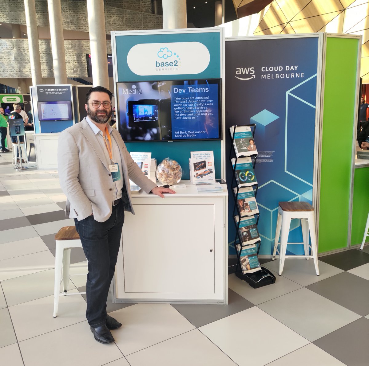 If you're at AWS Cloud Day Melbourne today. Remember to stop by booth S11 &amp; chat to our DevOps experts about how you can use AWS to accelerate innovation and uncover new opportunities for your organisation.

#awscloudday #aws #devops