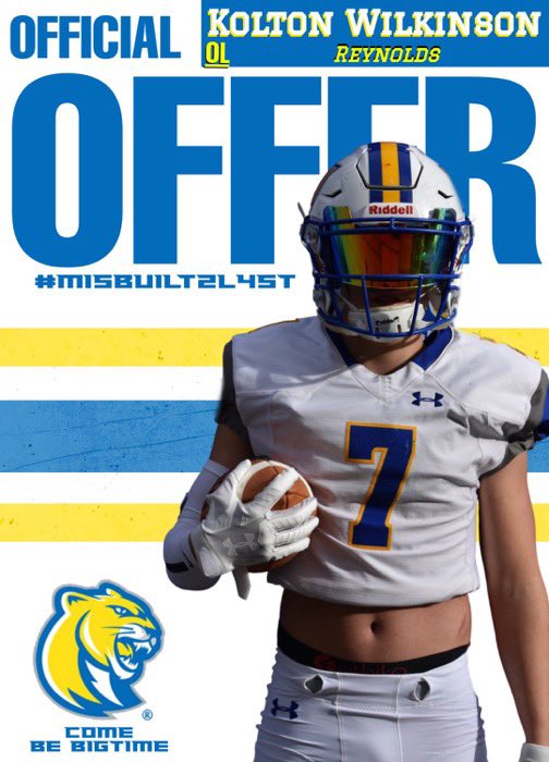 After a great visit and conversation with <a href="/JaretJystad/">Coach Jystad</a> I am proud to announce I have received my 2nd offer to play collegiate football at <a href="/MUCougarsFB/">Misericordia University Football</a> 

#MisBuil2L4st 
@MisericordiaHFC 
<a href="/Coach_Cottle/">Tyler Cottle</a> 
<a href="/RHS_Football/">RHS Football</a>