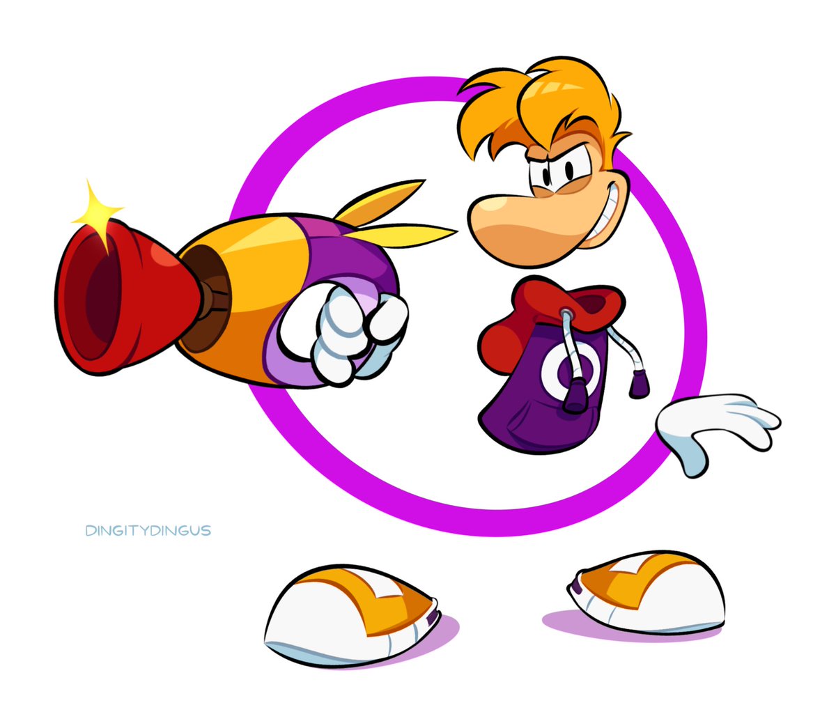 「He's BACK   #Rayman #Ubisoft #Fanart」|Vinny 🌟のイラスト