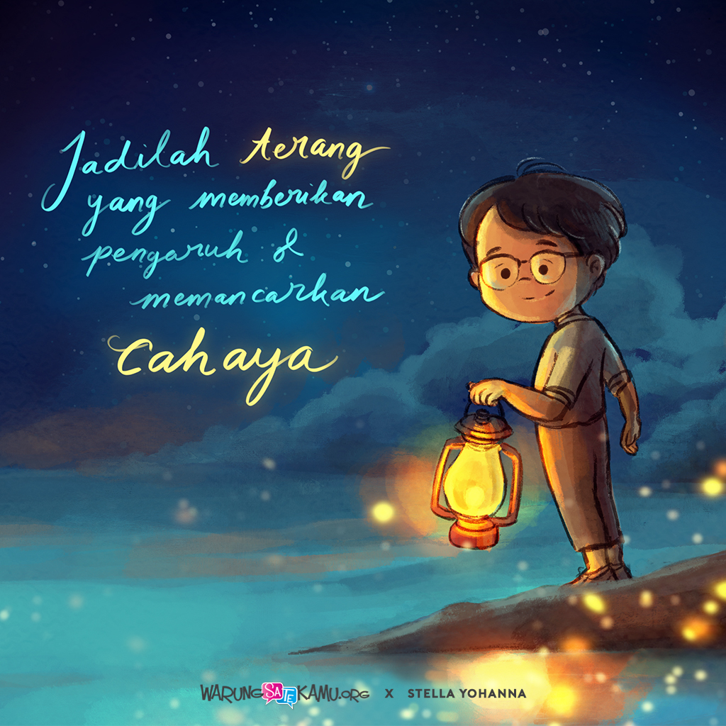 warungsatekamu's tweet photo. Ya Allah, mampukanlah aku memancarkan terang-Mu bersama saudara-saudari seimanku dalam Tuhan.

Kontribusi oleh Stella Yohana.

#WarungSaTeKaMu #dailyquote #christianart #handlettering #rohanikristen #saatteduh #santapanrohani #renungankristen #motivasirohani #monday https://t.co/dZMSTQHXcq