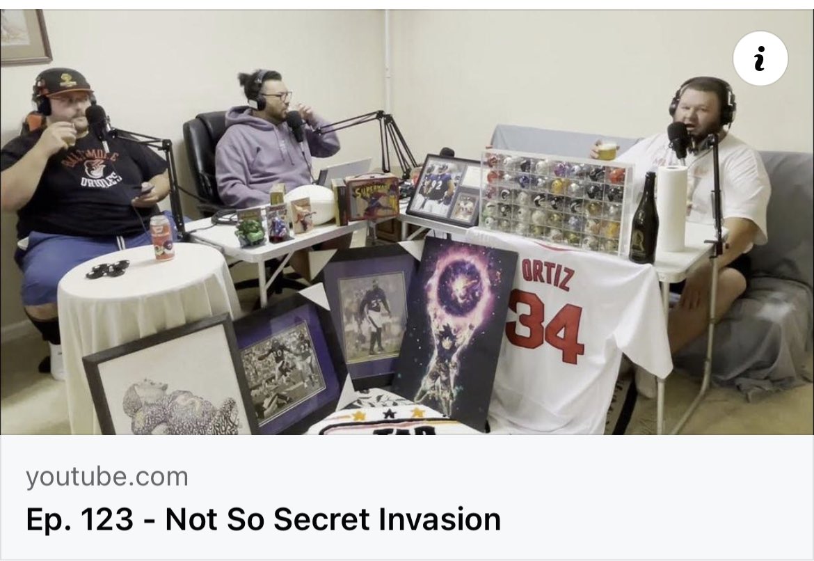 TADBelligerent's tweet photo. Ep. 123 - Not So Secret Invasion 

https://t.co/15KI2cK7S6 via @YouTube

@TADtwade @TAD_Augustus &amp; @DannyMatt_TAD are back w/ a brand new episode! This week we try brews from @DuClawBrewing @DeweyBeerCo &amp; #phermbrewco then we our review #SecretInvasion on Tinsel Town Tangents! https://t.co/VF2ibTBfub