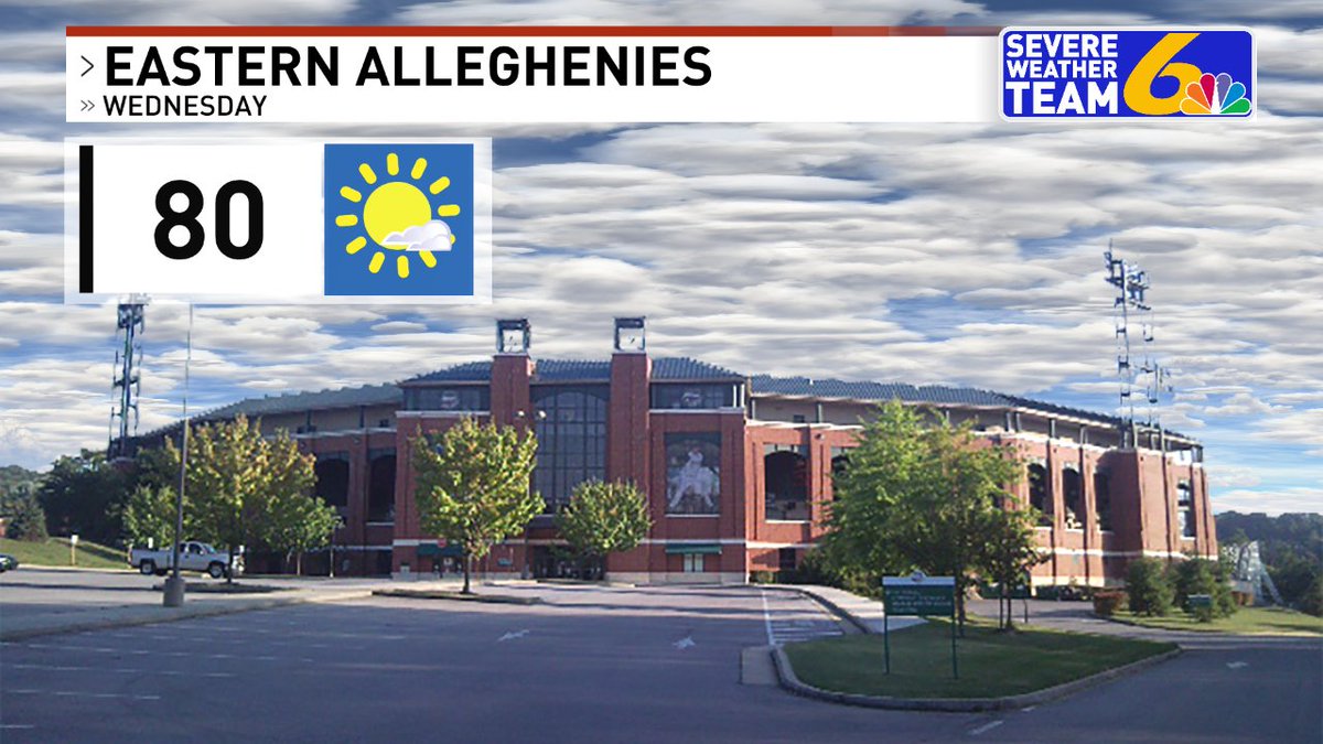 Here's tomorrow's forecast for the Eastern Alleghenies. More weather ----> wjactv.com/weather