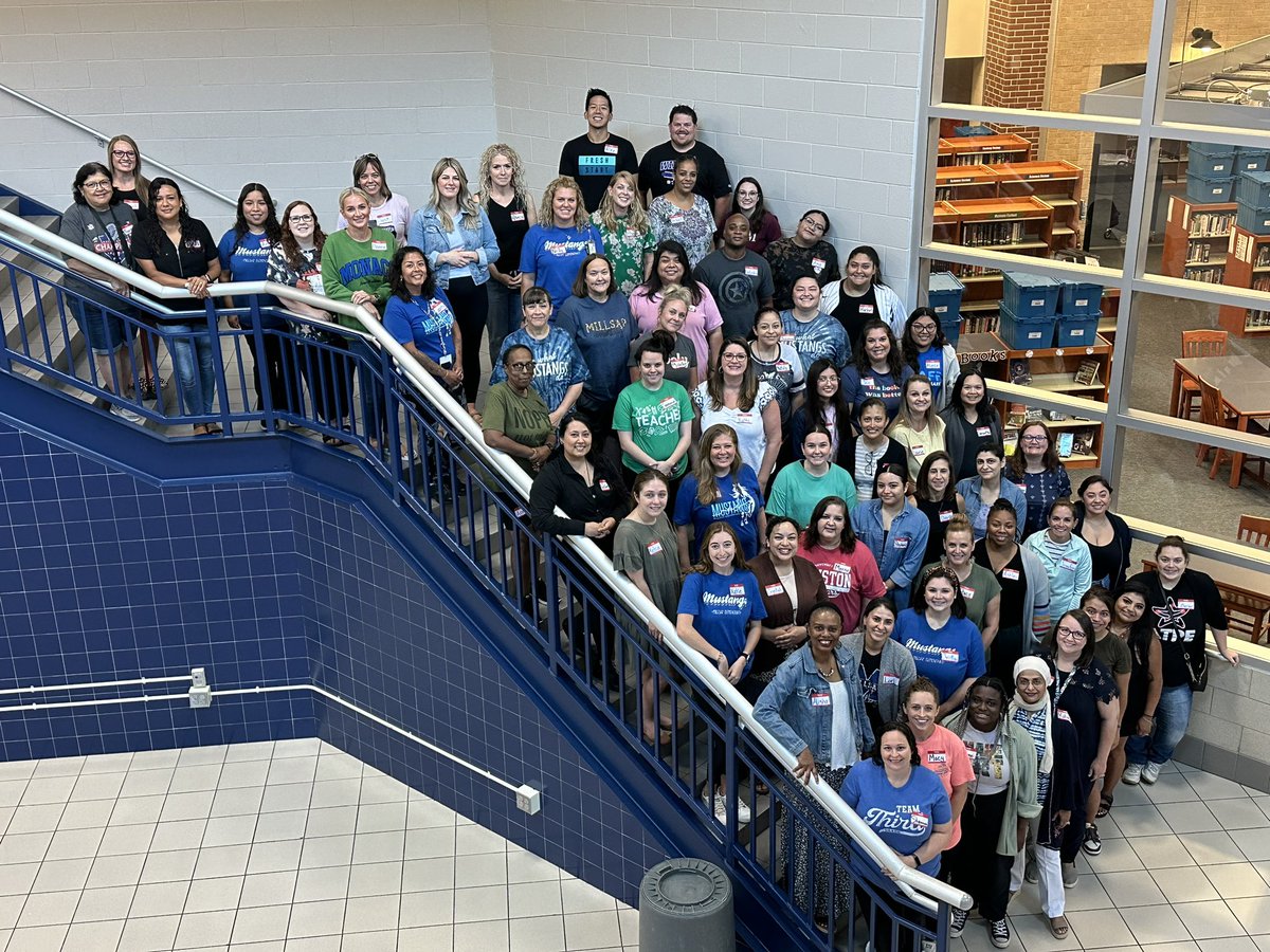 cyfairMillsap's tweet image. Some of our Millsap staff spent the last two days connecting, learning, &amp;amp; growing with @IHeartCKH!! 💙🩵#mustangslead #itswhatmustangsdo #cfisdspirit