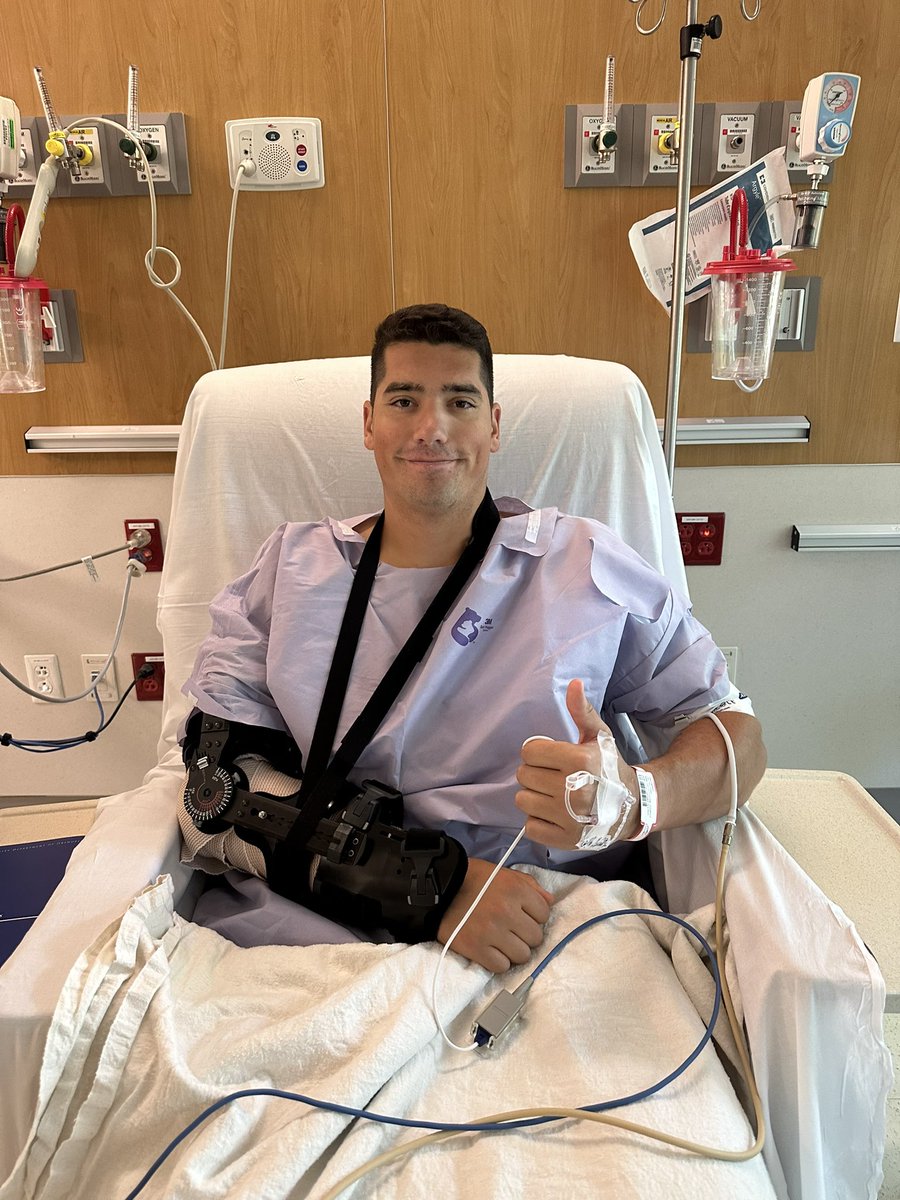 I got Tommy John Surgery today. Now the fun begins