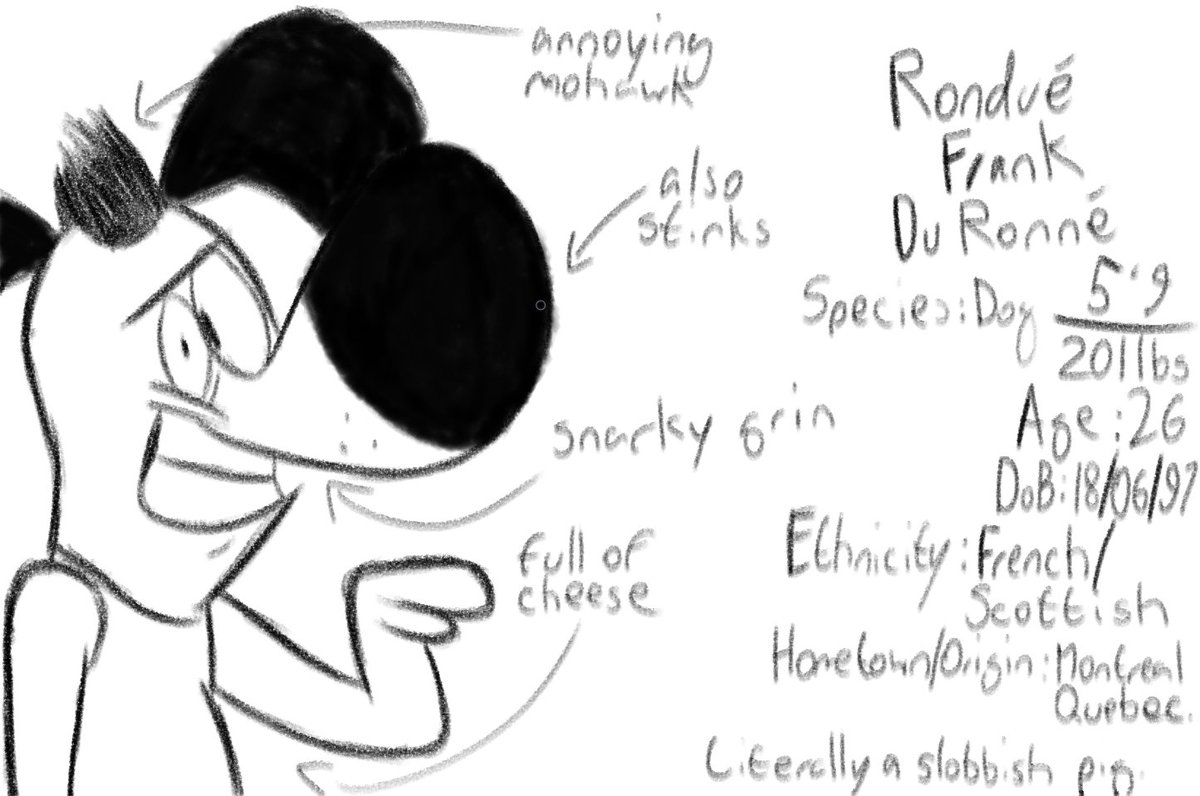 Bohbot2002's tweet photo. Rondue's Bio Reference!
#characterdesign #characterart #characterillustration #CartoonArt #illustration #artwork #digitalart #digitalillustration #digitalsketch #cartoondog #Dog #Anthro #anthroart #owncharacter #oc #bioreference
#ocreference #ocreferencesheet #french #quebecois https://t.co/ypTu7RaKZn