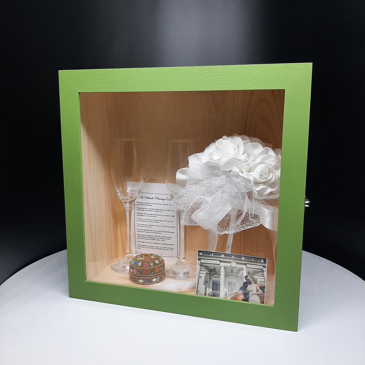 design_seagull's tweet image. Wedding Memory Box 12 x 12 and 5.5 inches deep

pinkseagulldesign.com

#WeddingMemoryBox
#WeddingKeepsakes
#LoveInABox
#WeddingMoments
#CherishedMemories
#ForeverInOurHearts
#WeddingTreasures
#MemoryBoxForLife
#HappilyEverAfterBox
#WeddingMemento
#TimelessLoveBox