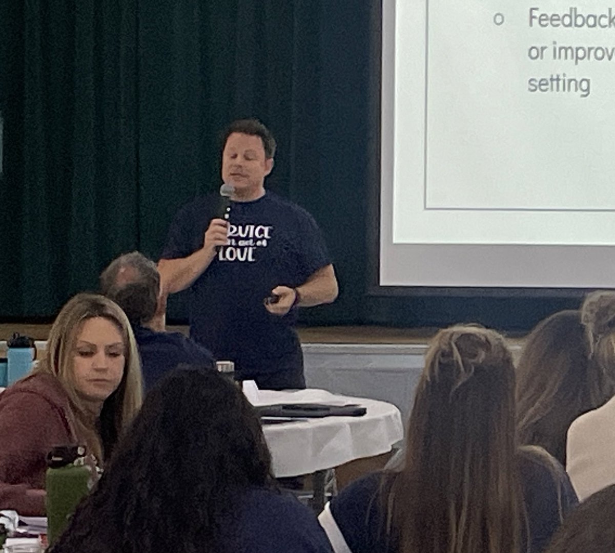 The shirt speaks to one of our beliefs here at SMBSD. So excited to begin our journey this year! Thanks to all of the leaders that I have the privilege to work and serve with everyday. #smbsdlove @Niccole_SMBSD @SMBSDnews