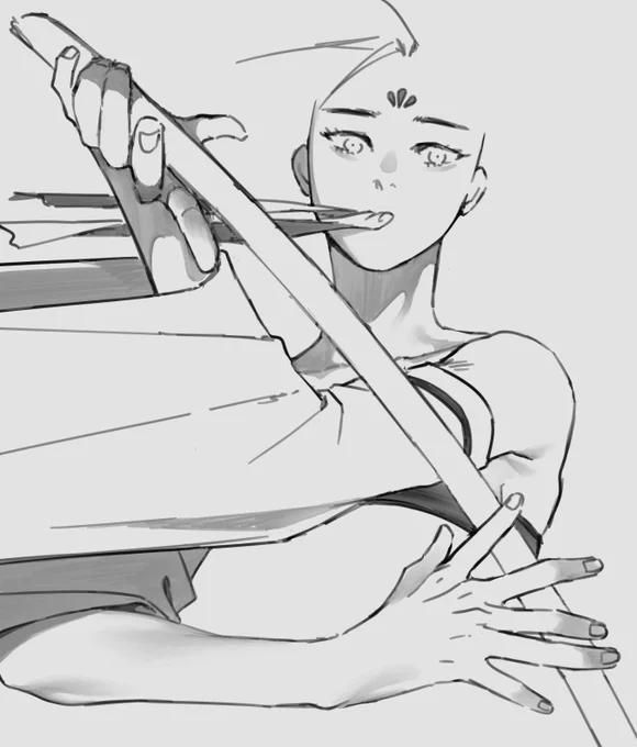 wip (yes the six fingers are intentional)