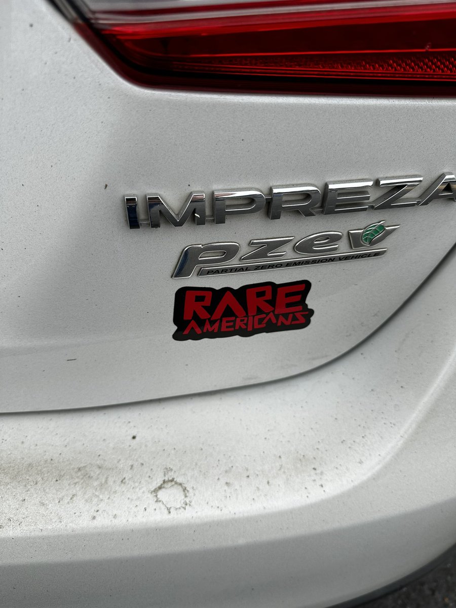Sky_Kepler's tweet photo. @rareamericans nearly a year and 30,000-35,000 miles later and the sticker still looks new. What the secret behind these stickers lasting so long? 🤔 https://t.co/RU6edmu3zl