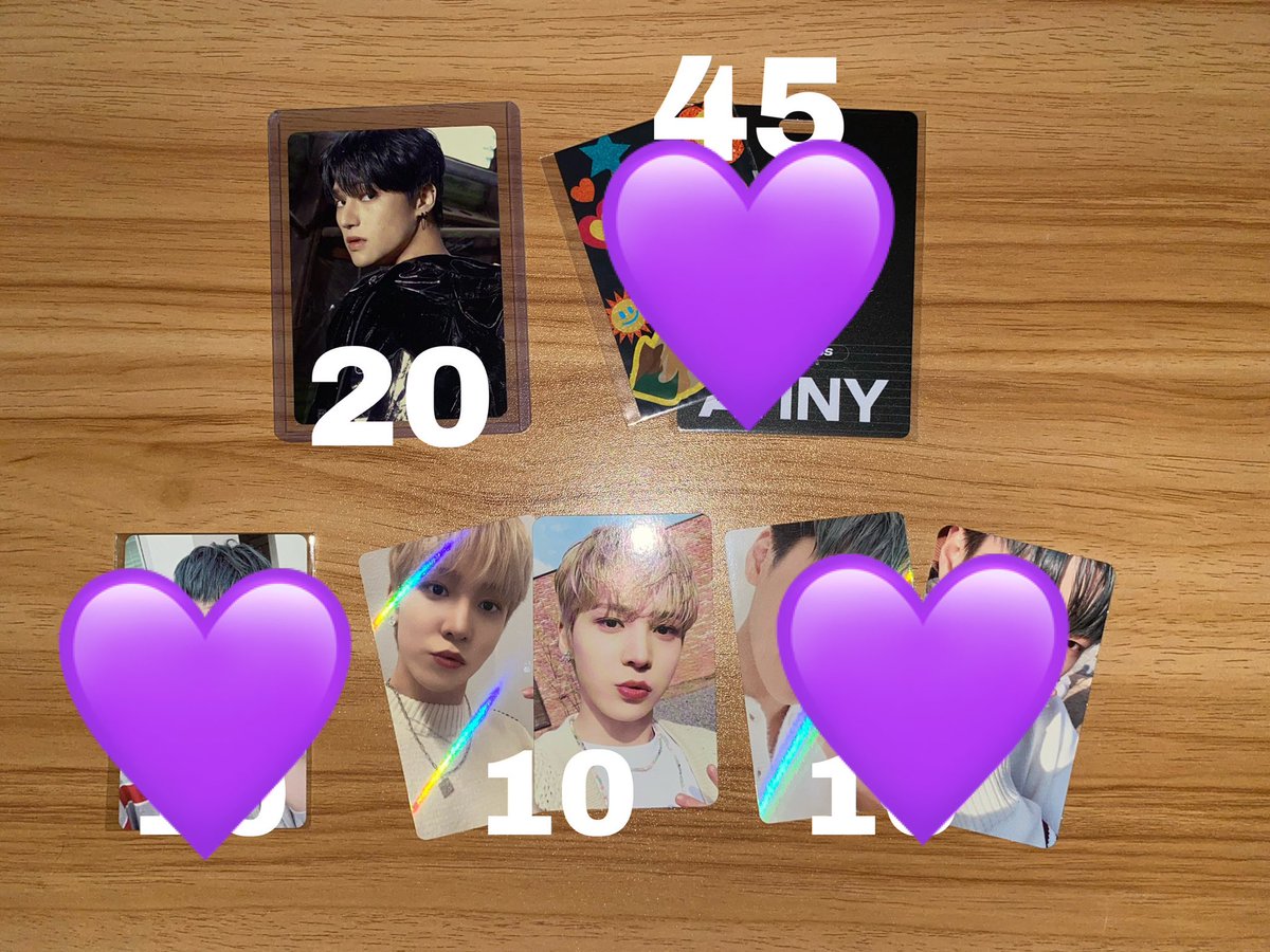 purplevioletsan's tweet photo. [help rt] WTS FAST ATEEZ PC

Wooyoung Beyond Zero album regular pc &amp; Yunho Ode To Youth pob + pc

• price stated in pic (excl postage)
• take all - free postage to wm!
• can do fast postage :3
• dm/reply to buy

#pasarATEEZ https://t.co/bShArkiILT