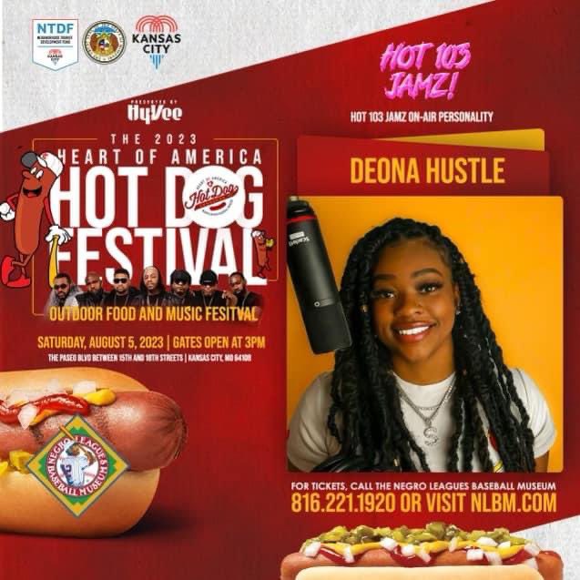 This Saturday, pull up on us @ The 2023 Heart of America Hot Dog Festival🌭 Sounds by @BrianBShynin 🎧@nlbmuseumkc @nlbmhotdogfestival Present By @hyvee + @hyveekc 🛒