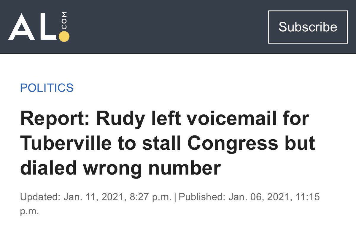 You can tell Rudy Giuliani doesn’t watch college football because he thought Tommy Tuberville could help get a win in January.