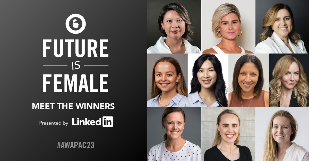 advertisingweek's tweet image. Meet the winners of the #awapac Future is Female Awards. Presented by LinkedIn, the region’s inaugural event celebrated the achievements &amp;amp; contributions of women in the industry, highlighting their exceptional talent, leadership &amp;amp; innovation. Learn more: bit.ly/3DCC6DR