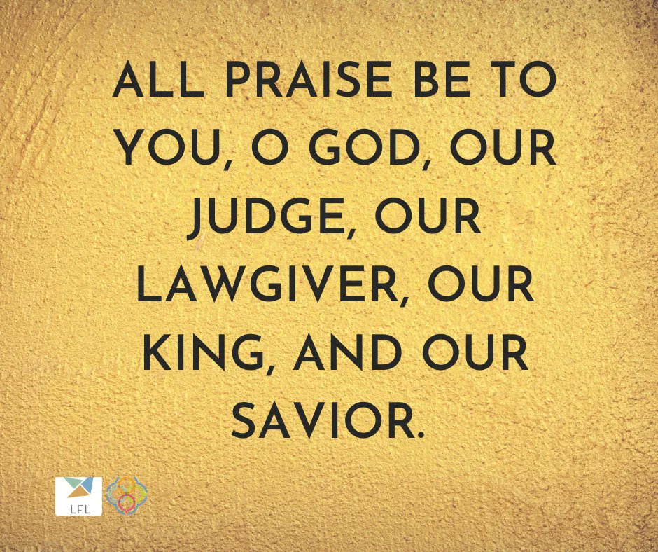 thehighcalling's tweet photo. All praise be to you, O God, our Judge, our Lawgiver, our King, and our Savior. Read more: https://t.co/uLKsIRvWc5 https://t.co/Chx2bDOnss