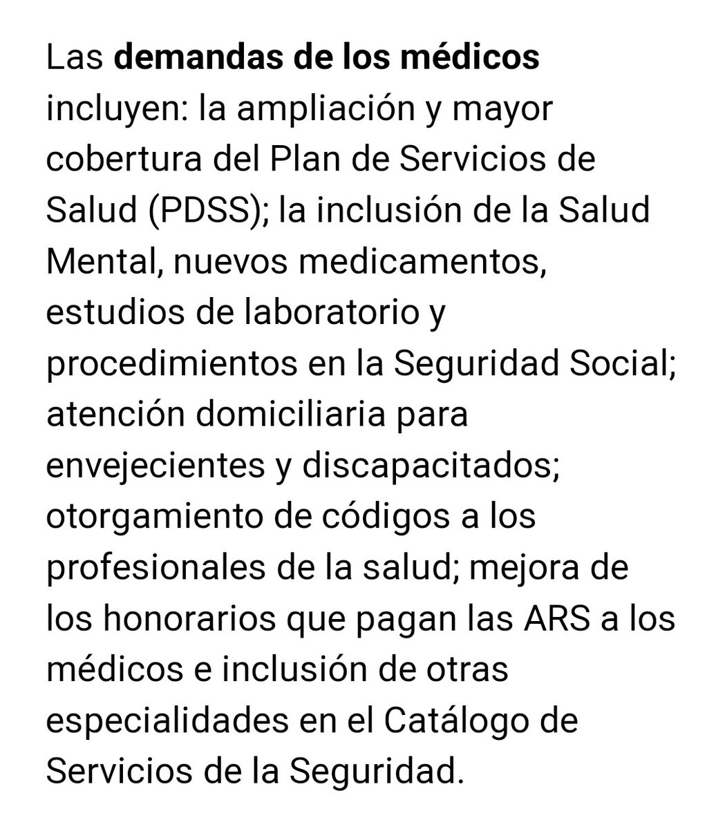 davidMirabalM's tweet photo. @SIN24Horas Estás son parte de  las reivindicaciones por la que lucha el colegio médico. No es como el dice https://t.co/QmsjUa3yyn