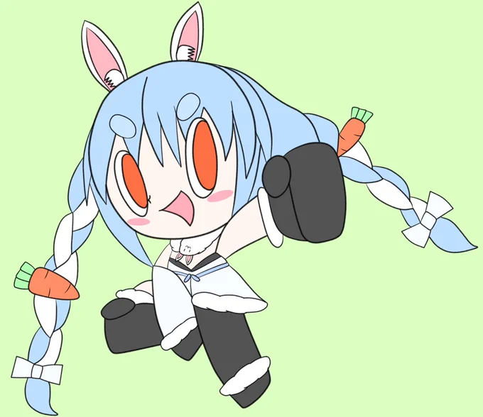 ウサダーペコラー(過去絵) #ぺこらーと