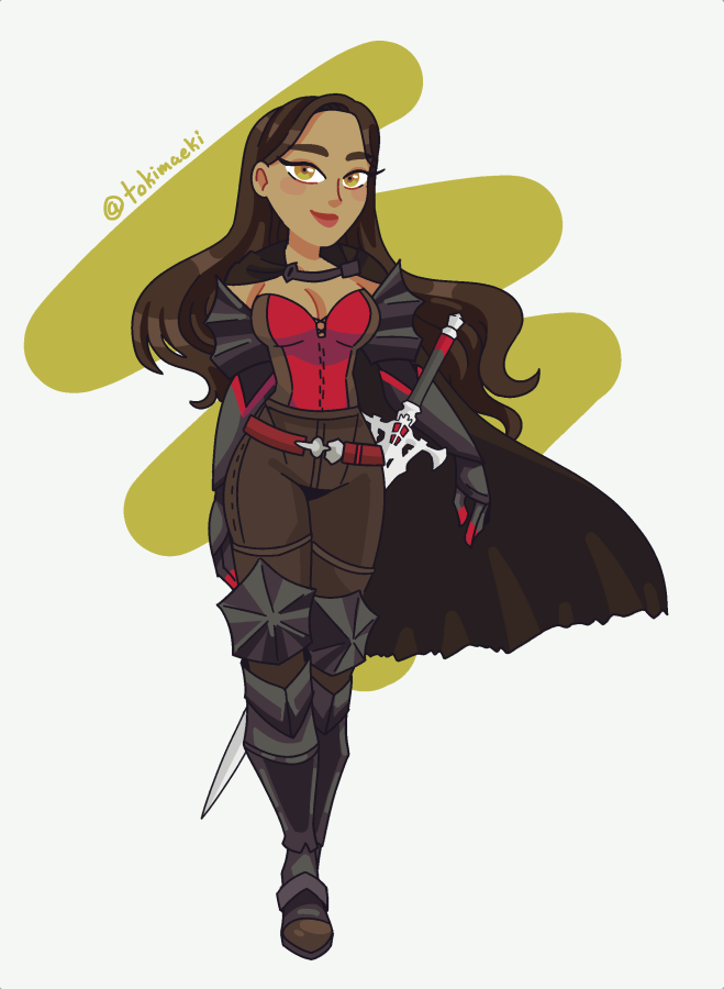 tokimaeki's tweet photo. been a long time since i did @alliebeemac art! enjoying her ffxvi stream ❤️⚔️ https://t.co/jRVsuVPXAS