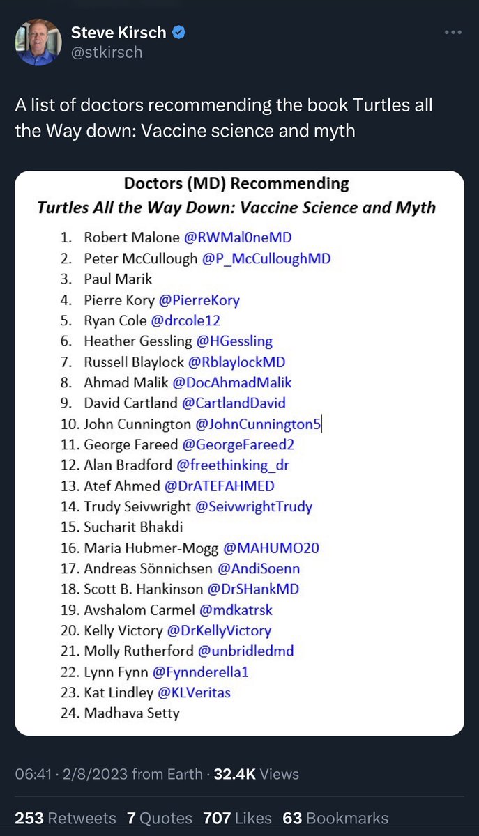 QuackDetector's tweet photo. that list looks familiar
#QuackMalone
#QuackMcCullough
#QuackMarik
#QuackKory
#QuackCole
#QuackGessling
#QuackMalik
#QuackCartland
#QuackCunnington
#QuackFareed
#QuackSeivwright
#QuackBhakdi
#QuackVictory
#QuackRutherford
#QuackFynnFan
#QuackLindley https://t.co/KmY28NNNMg