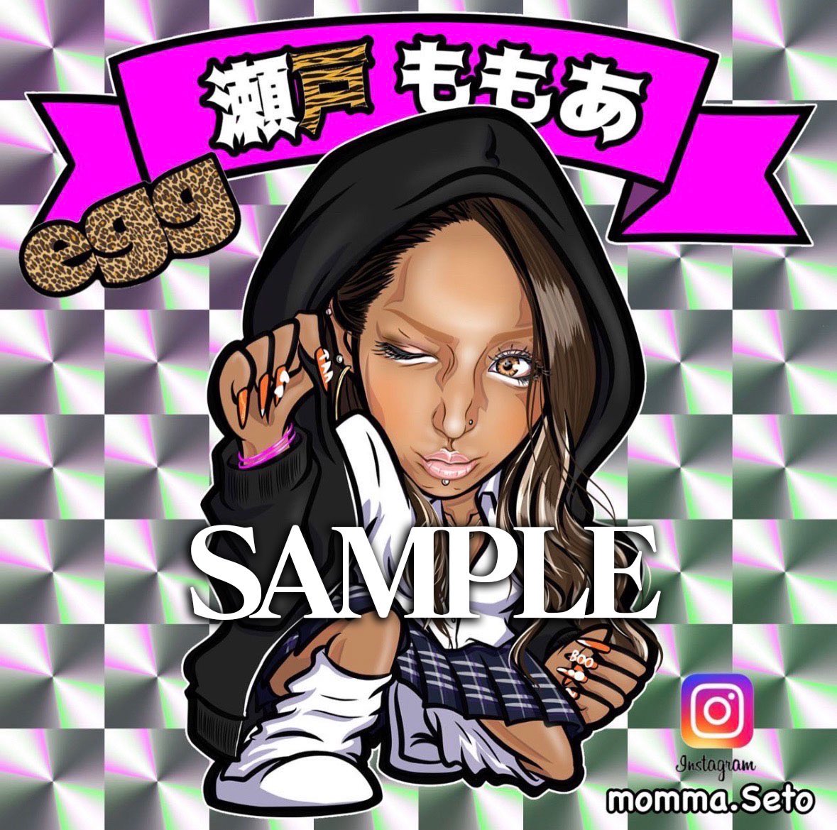 egg nuts 予約特典 ビックリマン風ステッカー ビックリマンシール