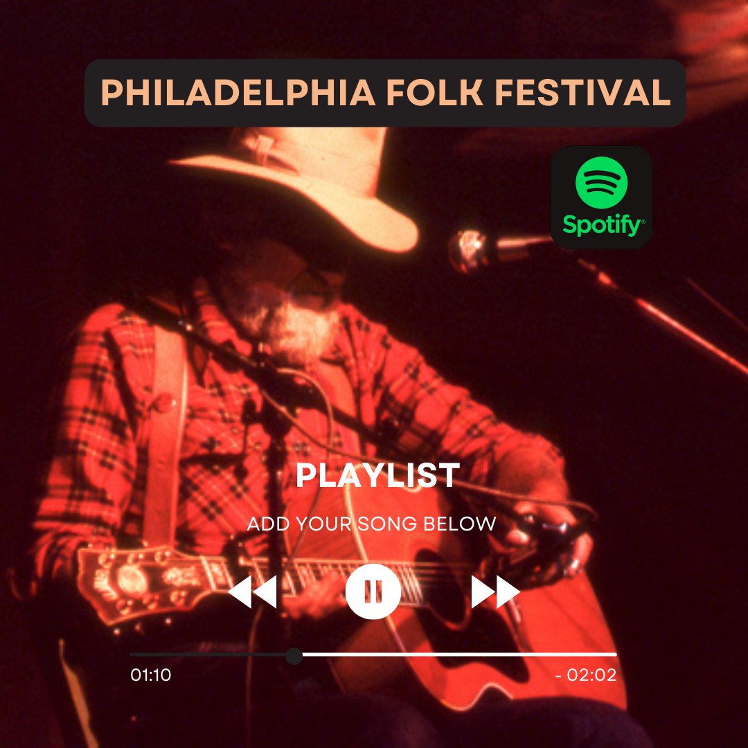 Tell us who you want to hear on our official Philadelphia Folk Festival playlist! Post the name of the artist and the song. Once we have enough we will create a #spotify and #youtube playlist for all to enjoy! Can be from any PFF year!  #playlist #pff #summer #festival