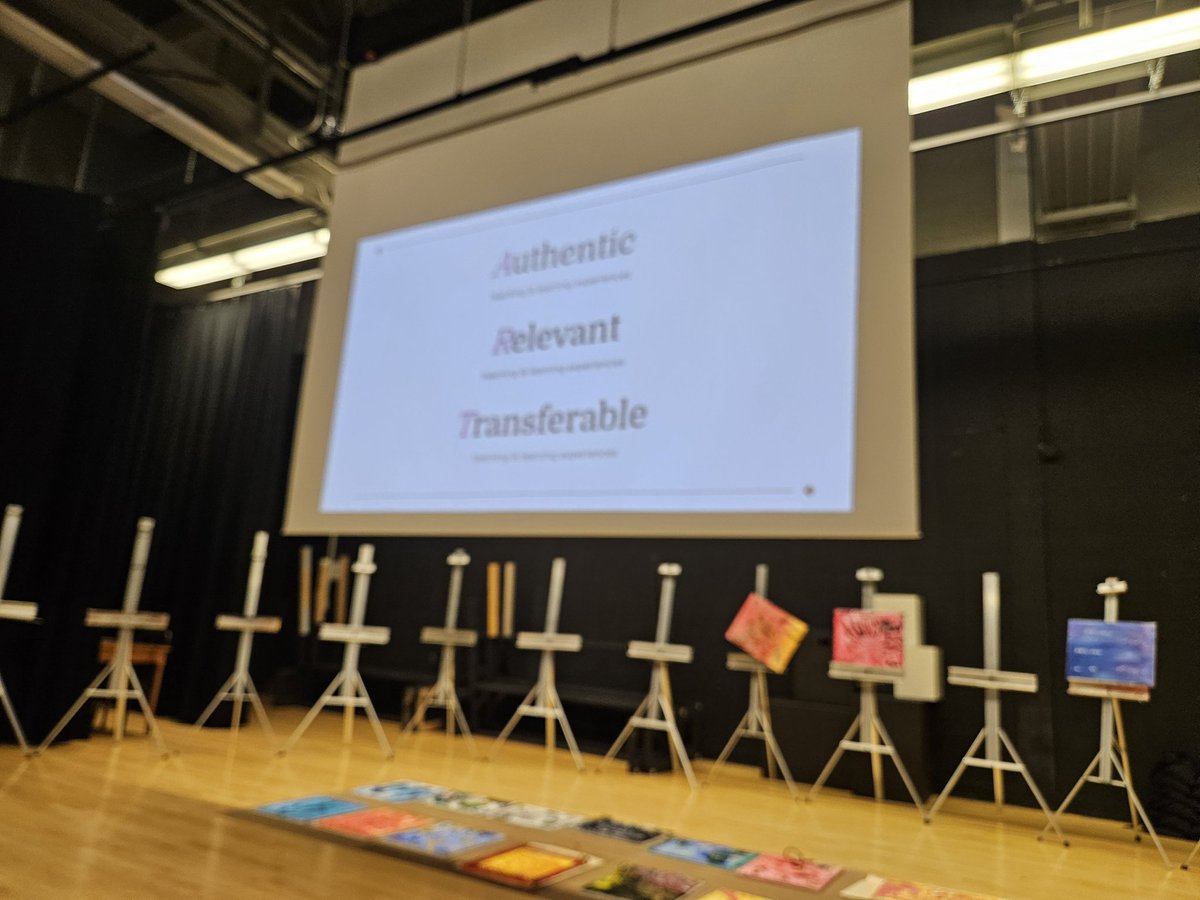 MelanieShedd's tweet photo. #PrincipiaSchool #Science Dept created a group art project to reflect our values and mission as a team. Each dept then displayed their work & we debriefed through a #FutureReady lens. #handsonlearning #prinpd #printeachersonfire #artisforall https://t.co/h0rxQHnnif