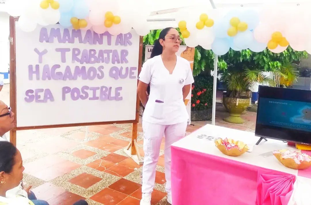 hospital_svpaul's tweet photo. En nuestro Stand informativo y educativo en el marco de #semanadelactanciamaterna🤱🏽🧑🏼‍🍼🧑‍🍼 hablamos sobre la importancia y beneficios de la lactancia materna. También sobre  ley 1822 de 2017 y 2114 de 2021. 
Durante esta semana se desarrollan diferentes actividades. https://t.co/iYrb0zqetd