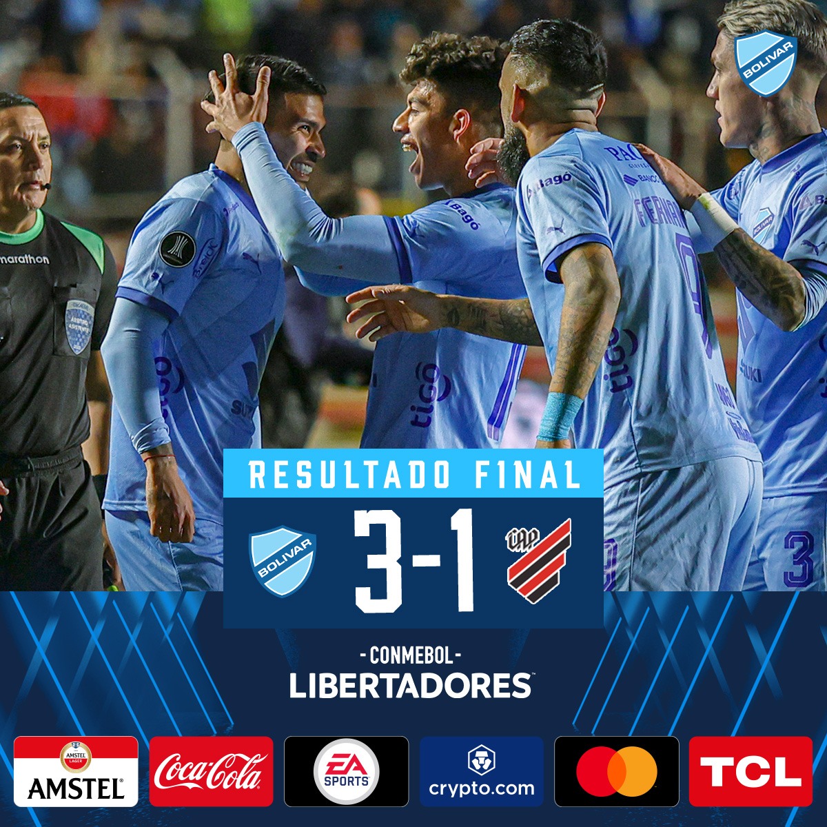Bolivar_Oficial's tweet image. ¡GRAN VICTORIA EN CASA!  💪🏻
¡¡¡𝗩𝗔𝗠𝗢𝗦 𝗔𝗖𝗔𝗗𝗘𝗠𝗜𝗔!!! 💙

#ConmebolLibertadores
#UnidosSomosMásGrandes