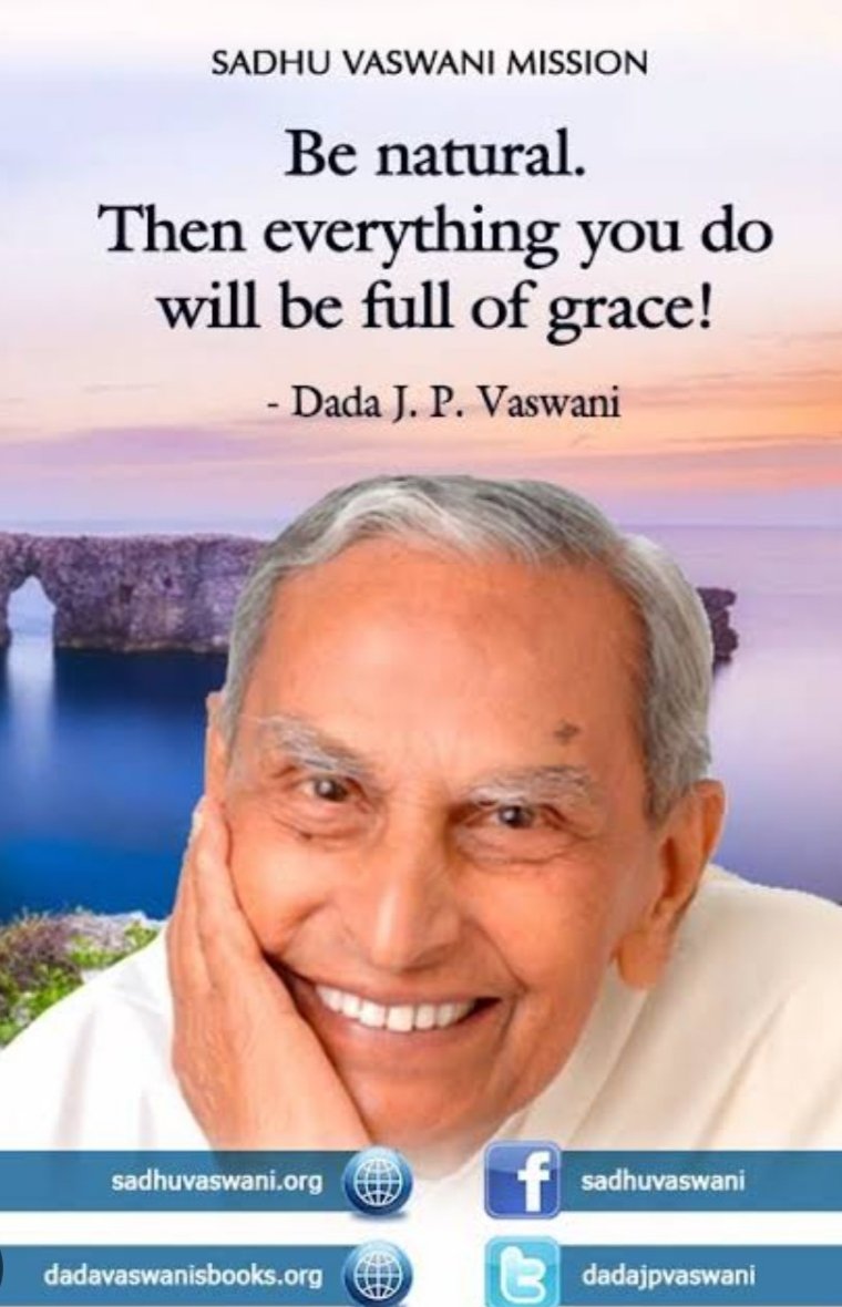 MayaFoundatio10's tweet photo. @nidhileo
@DadaJPVaswani
#IndiasBest
#SrNewsAnchor
#Adarniya #NidhiVasandani #Mam
"Dada Shyam"❤️🙏
#Quotes #of 
#PujayDada #JPVaswaniji
""Be natural.Then everything you do will be full of grace"
"Dada Shyam"❤️🙏
2nd August 2023 is
Dada's 105th Birthday🎂 https://t.co/sGLjMOUi4L