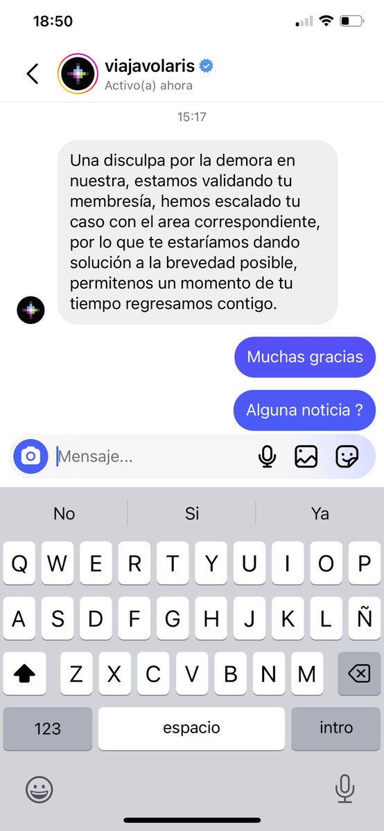 nicolasrorod's tweet photo. @viajaVolaris tengo horas tratando de resolver un problema con el vpass y no contestan ni por teléfono ni por dm ni por Instagram, qué pésimo servicio al cliente tienen. https://t.co/QzyDZzMBlL