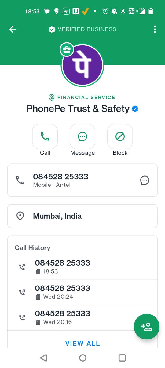 riteshbafna84's tweet photo. @Truecaller have you'll blocked this number which led to financial fraud ??? @CareMagicpin @Paytm https://t.co/MiwGEBPrld