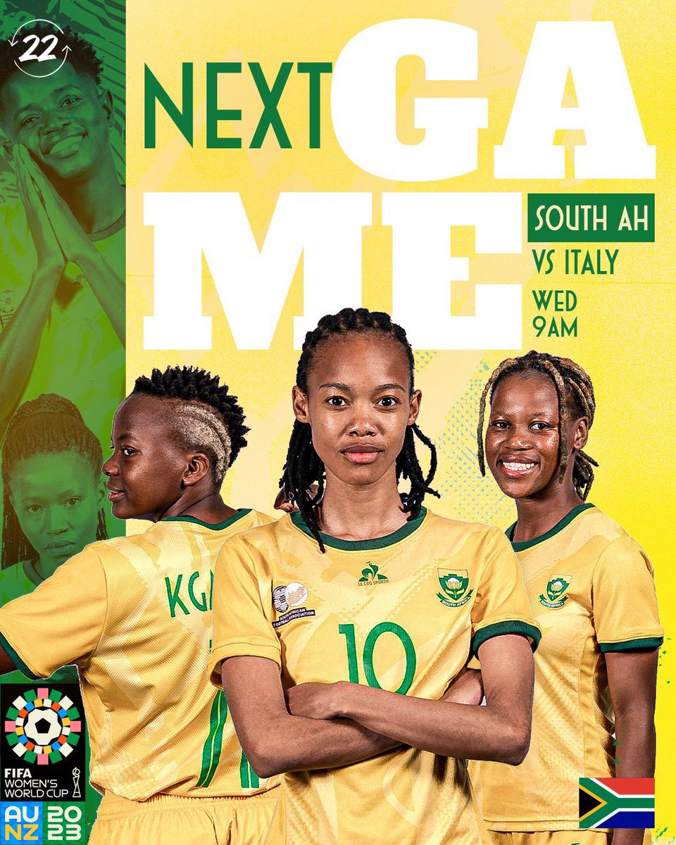 Good Morning Mzansi Africa!!! 

It’s Match Day for Banyana Banyana against Italy! 

What’s your score prediction? 🤔