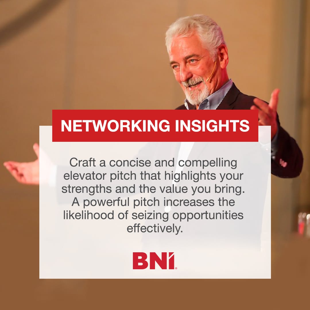 Success starts with preparation! ​ Master the art of a winning elevator pitch that highlights your biggest pluses and demonstrates how your business can truly impact customers. ​ Elevate your networking game and seize opportunities with confidence! ​ #BNI #BNIIndia #Networking