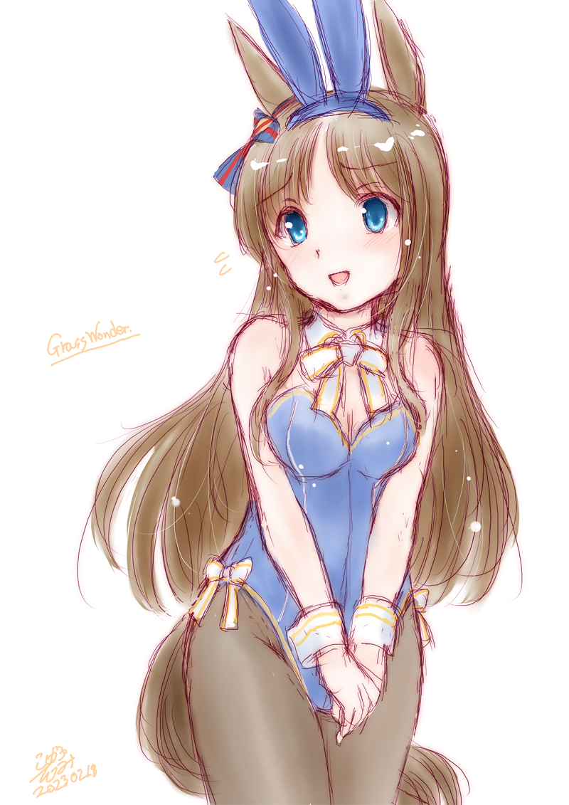 「#バニーの日  バニウマ娘」|こしがやたつみのイラスト