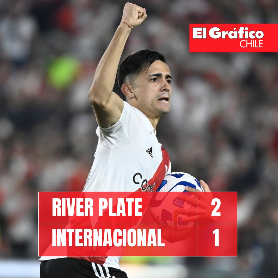 VIBRANTE DUELO DE CHILENOS💥

River Plate derrotó a Inter de Porto Alegre en Argentina por los octavos de final ida de la Copa Libertadores

➡️ El ex albo Pablo Solari convirtió los 2 tantos del Millonario
➡️ Paulo Díaz jugó todo el partido
➡️ Charles Aránguiz salió en el 74’