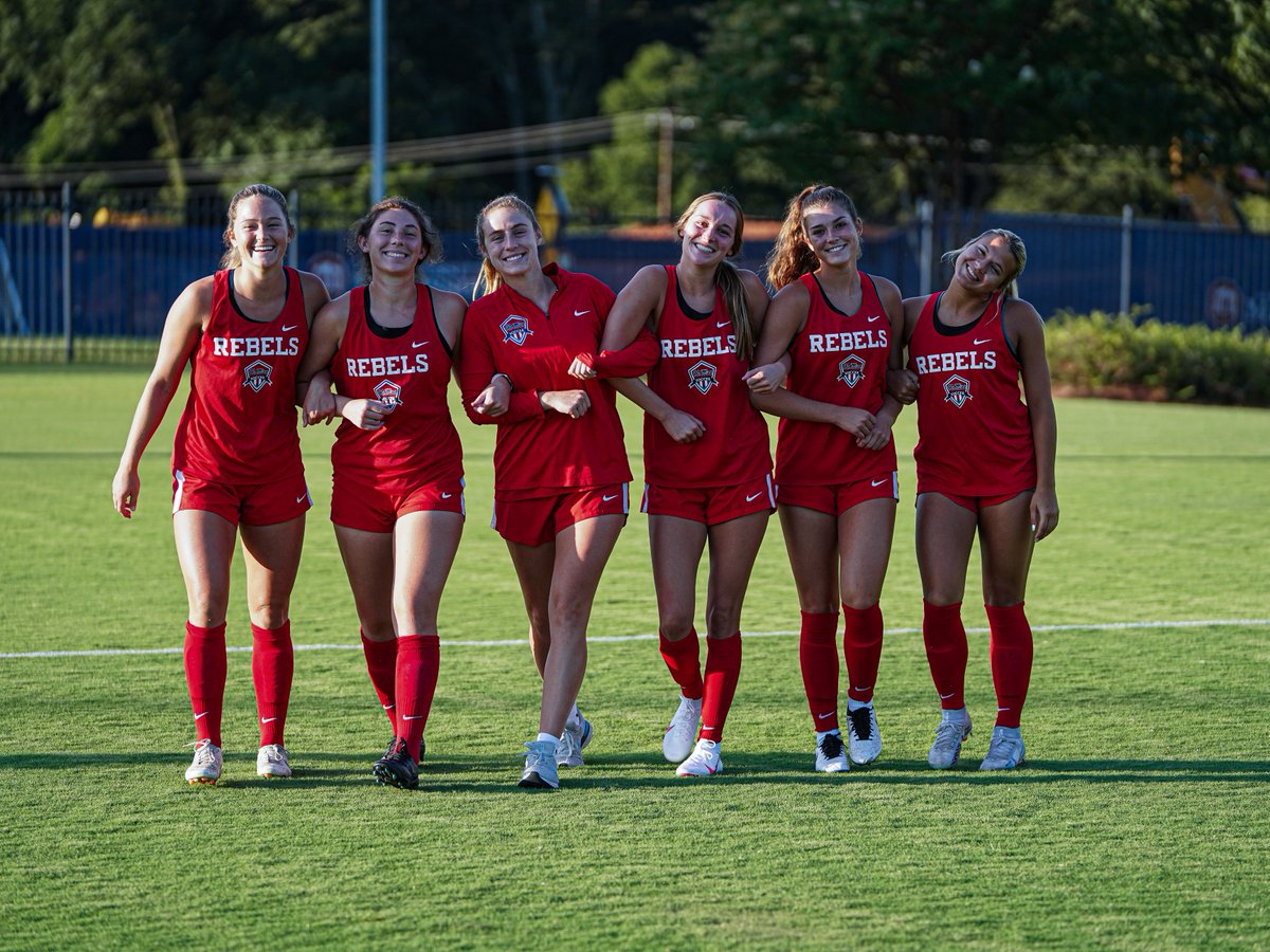 OleMissSoccer's tweet photo. All smiles for day one 🤩 https://t.co/1MHtHjvDCw