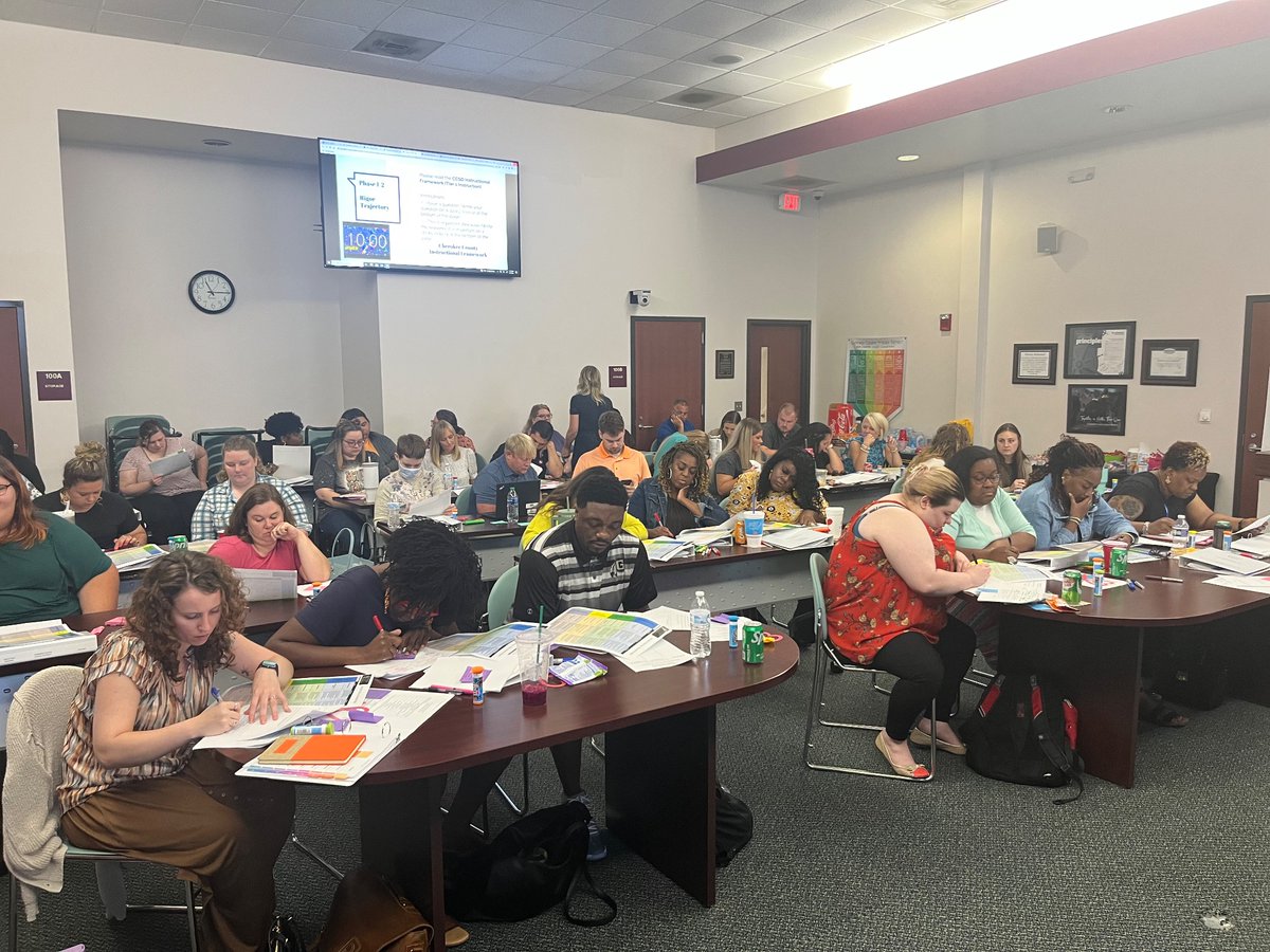 Effectively supporting induction teachers is crucial for retention and developing expertise in relation to student achievement. Today, we welcomed 46 induction teachers with intentional professional learning.  <a href="/ccsd1/">Cory Houghton</a>.