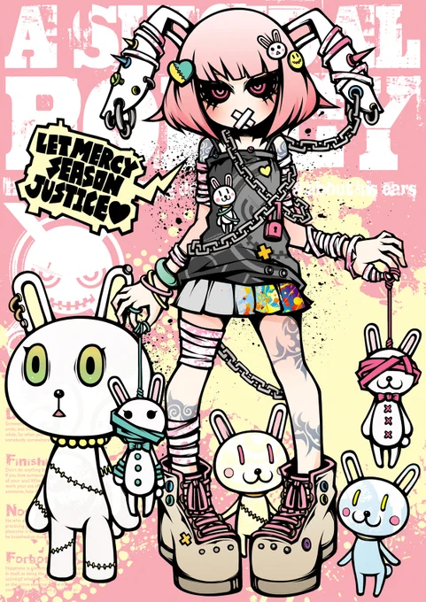バニーガールを描いた絵はありませんが バニー(ウサギ)をモチーフにした絵は多いです ぴょんぴょん。 #バニーの日