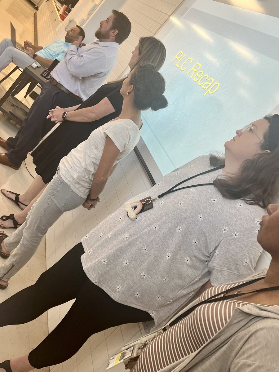 Only pic I took today 🤪 we learned about the needs of our individual students and staff shared take-aways from conferences attend this summer. We enjoyed a yummy lunch together and learned about how to help our students regulate their emotional needs. #madeforthis