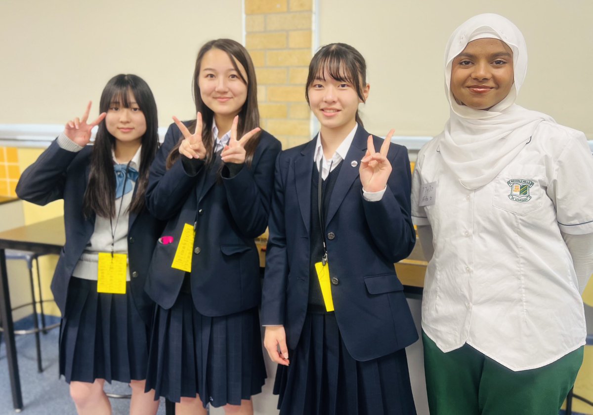 Beverly Hills Girls High School welcomes our visitors from Moto Daini HS in Japan. The students will be participating in a number of class workshops over the next couple of days and get to  experience the education system of an Australian high school.